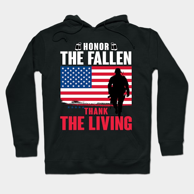 Honor the fallen thank the living Memorial Day 2020 Hoodie by snnt